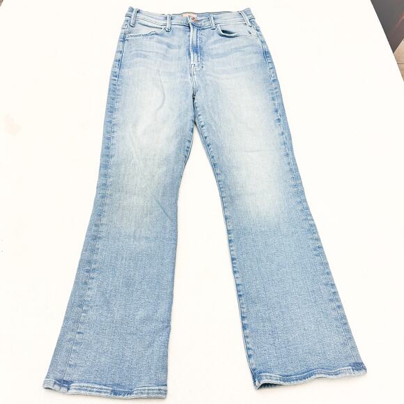 MOTHER Women's Straight Leg Jeans - Light Blue - Picture 2 of 9